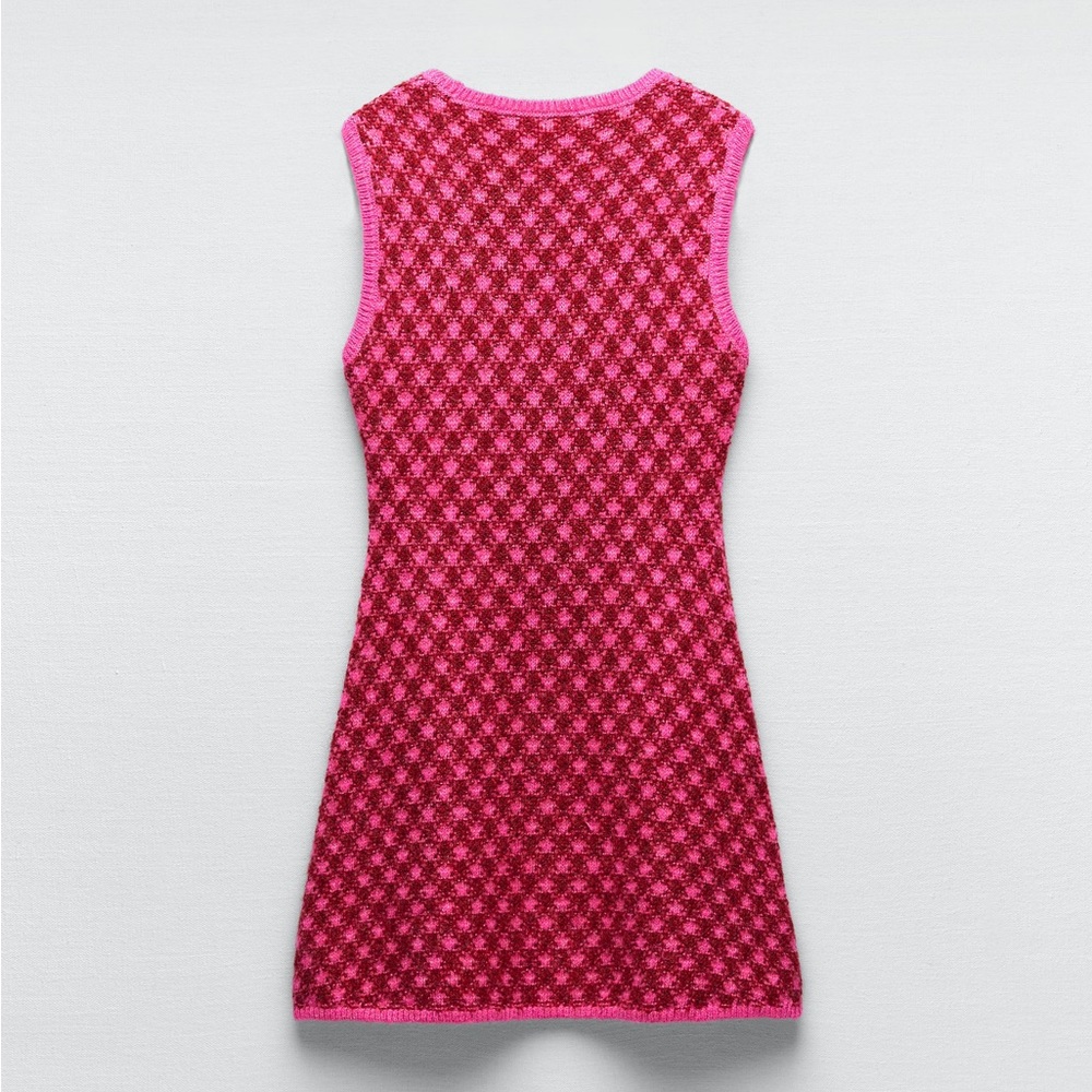 ZARA Pink Knit Dress - Picture 11 of 12
